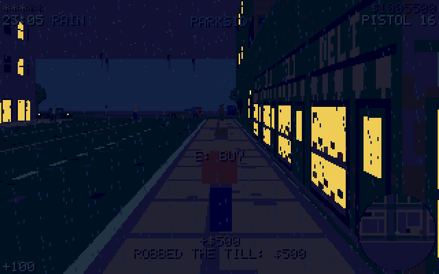 Night, and rain