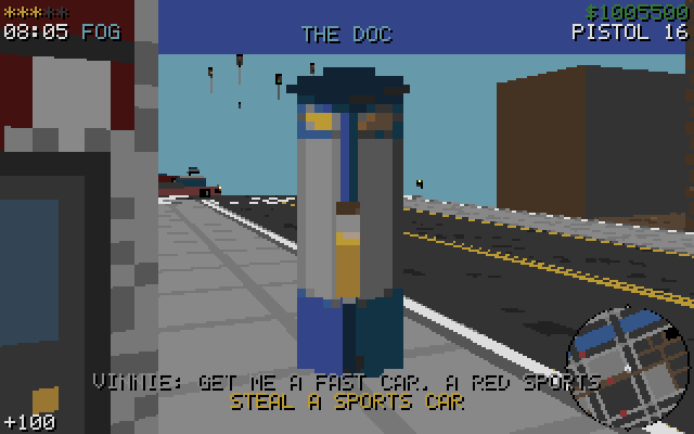 A phone box rings, and a job begins